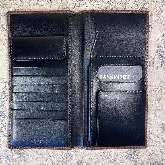 Gianfranco Lotti Firenze made in Italy carry all passport travel wallet - Picture 7 of 12